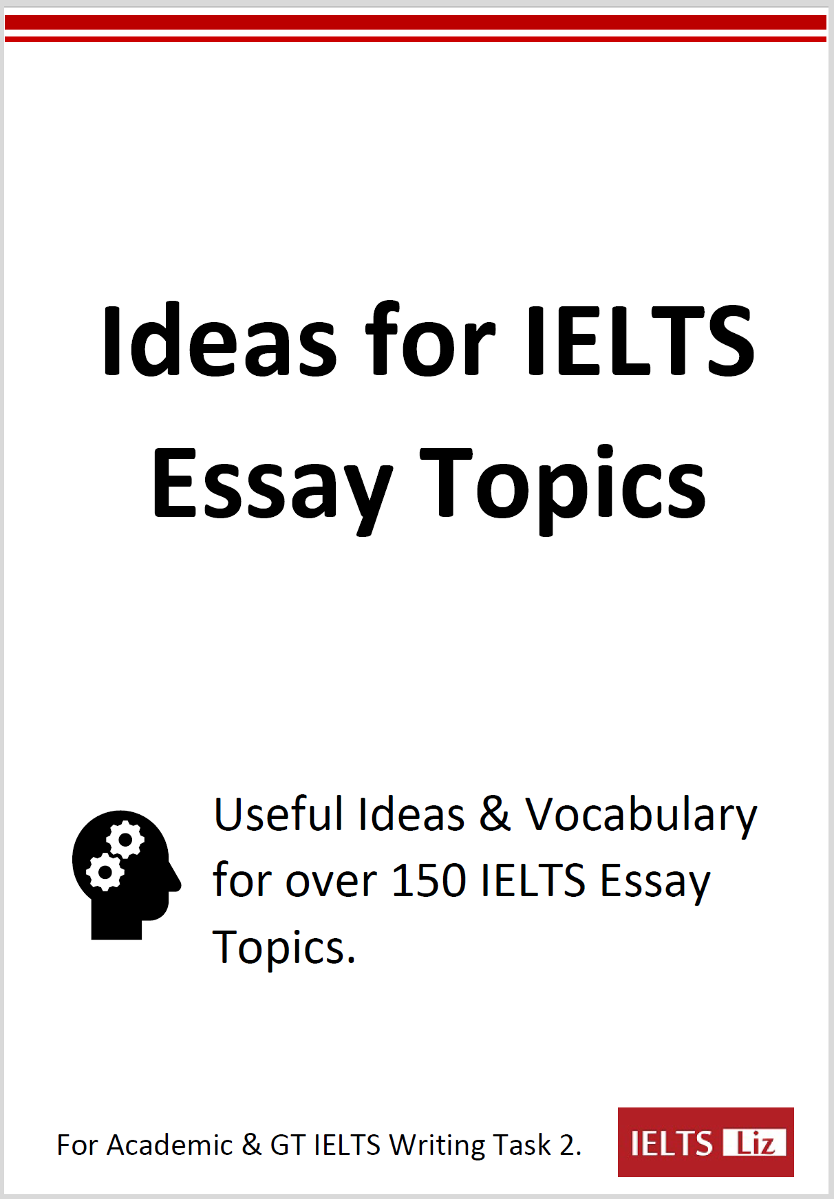 model essay topics for ielts